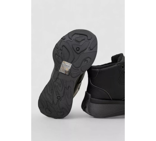 Кросівки жіночі зимові на хутрі, колір чорний, 248RXM19