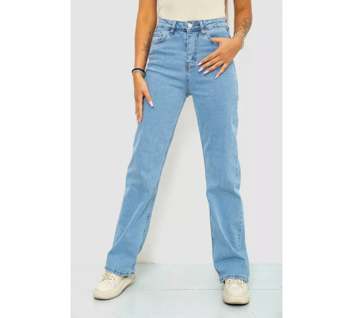 Джинси жіночі, колір блакитний, 244R410-2023