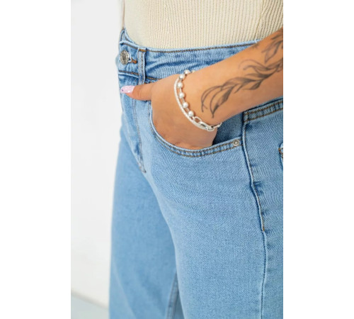 Джинси жіночі, колір блакитний, 244R410-2023