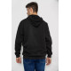 Кофта мужская на флисе с капюшоном 244R2563, цвет Черный