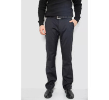 Брюки мужские классические на флисе, цвет черный, 244R305-1.