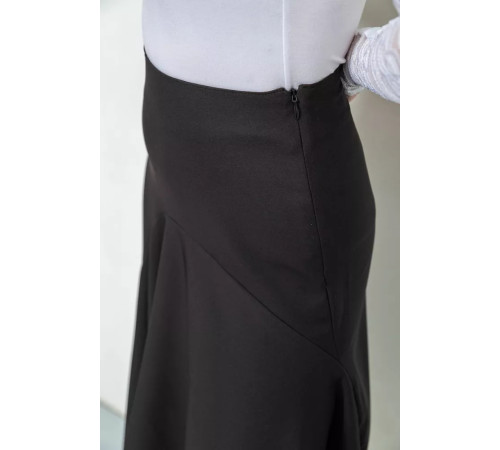 Спідниця однотонна, колір чорний, 244R270