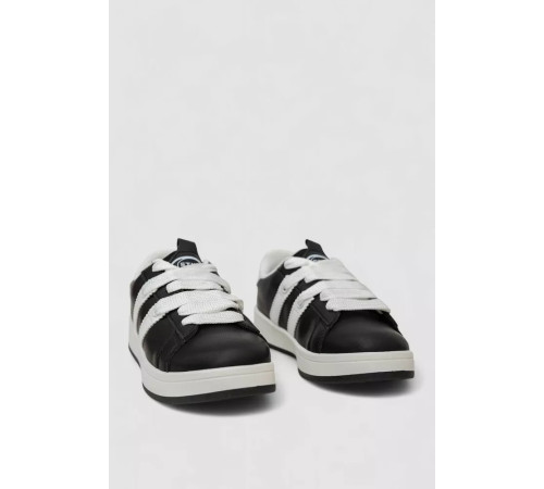 Кросівки жіночі шкіра, колір чорно-білий, 248RJH900-1