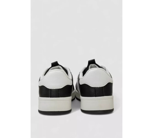 Кросівки жіночі шкіра, колір чорно-білий, 248RJH900-1