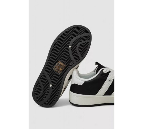 Кросівки жіночі шкіра, колір чорно-білий, 248RJH900-1