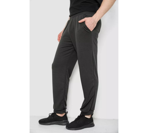 Спортивные брюки мужские, цвет темно-серый, 238R122.