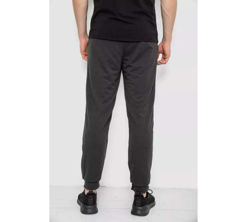Спортивные брюки мужские, цвет темно-серый, 238R122.