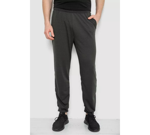 Спортивные брюки мужские, цвет темно-серый, 238R122.