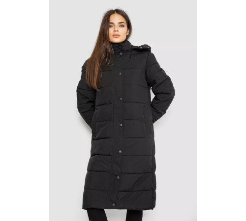 Куртка жіноча демісезонна, колір чорний, 207R006