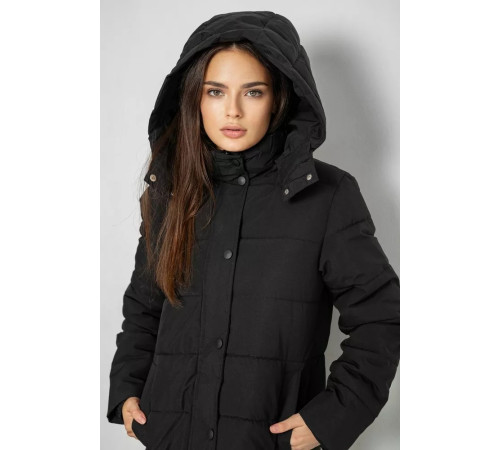 Куртка жіноча демісезонна, колір чорний, 207R006