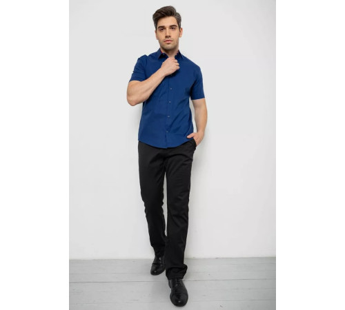 Сорочка чоловіча, колір синій, 214R7327