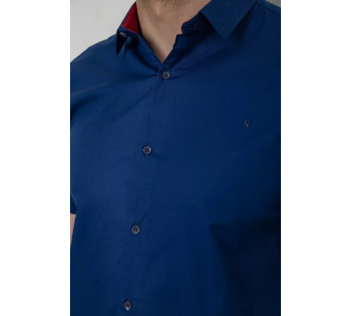 Сорочка чоловіча, колір синій, 214R7327