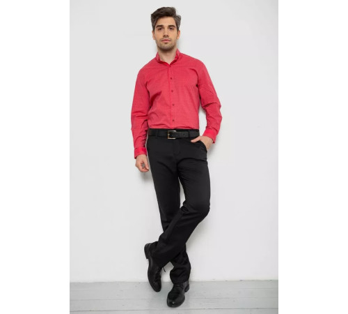 Сорочка чоловіча з довгим рукавом, колір кораловий, 214R7475