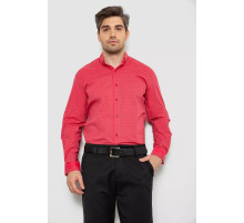 Рубашка мужская с длинным рукавом, цвет коралловый, 214R7475