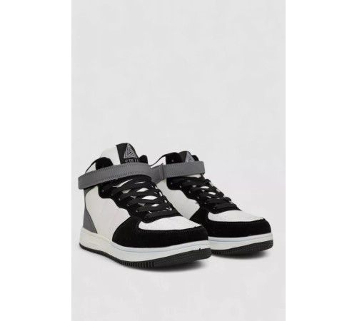 Кроссовки женские зимние на меху, цвет бело-серый, 248RHB440