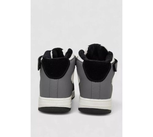 Кроссовки женские зимние на меху, цвет бело-серый, 248RHB440