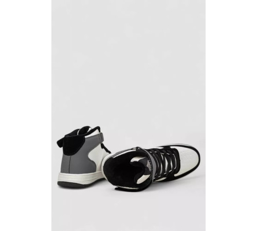 Кроссовки женские зимние на меху, цвет бело-серый, 248RHB440