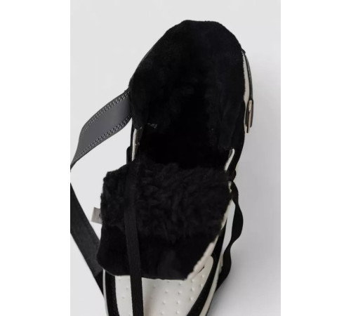 Кроссовки женские зимние на меху, цвет бело-серый, 248RHB440