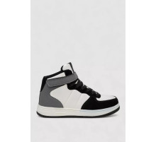 Кросівки жіночі зимові на хутрі, колір біло-сірий, 248RHB440