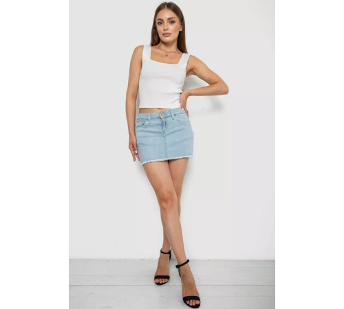 Юбка джинсовая, цвет голубой, 244R264