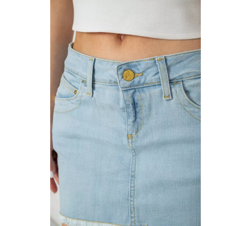 Юбка джинсовая, цвет голубой, 244R264