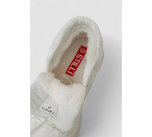 Кросівки чоловічі зимові на хутрі, колір білий, 248RCX703