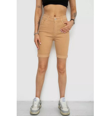 Шорты джинсовые женские, цвет бежевый, 182R1700