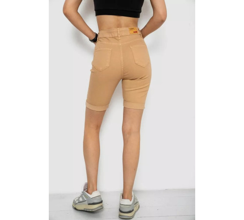 Шорты джинсовые женские, цвет бежевый, 182R1700