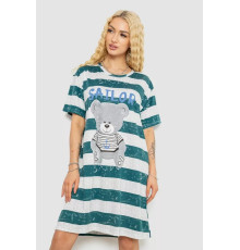 Ночная рубашка, цвет серо-зеленый, 238R335-4