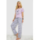 Піжама жіноча з принтом, колір бузковий, 243R2525