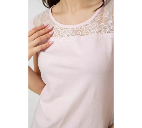 Жіноча піжама з принтом, колір рожевий, 243R1484-004