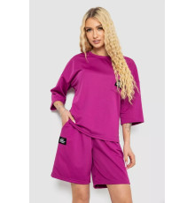 Костюм женский однотонный, цвет фуксия, 238R116