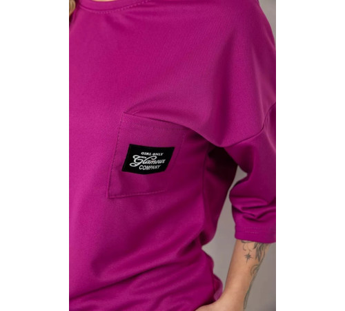 Костюм женский однотонный, цвет фуксия, 238R116