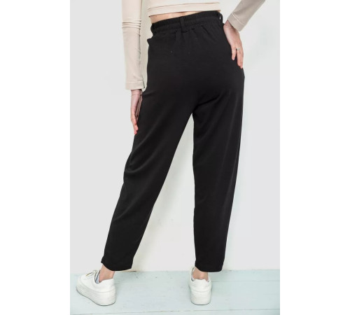 Штани жіночі MOM, колір чорний, 102R5246