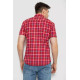 Сорочка чоловіча в клітку, колір червоний, 214R831