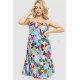Жіночий сарафан з квітковим принтом, колір блакитний, 221R1932-4
