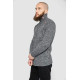 Кофта мужская на пуговицах 214R10336, цвет Темно-серый