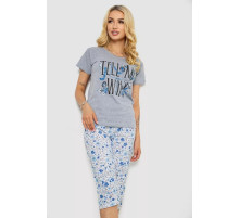 Пижама женская, цвет серый, 243R2527