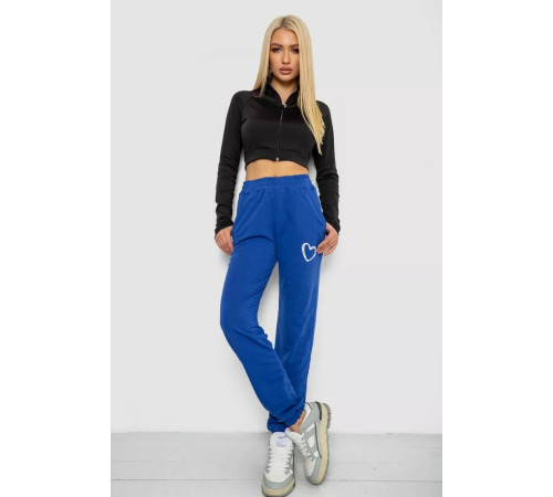 Спортивные брюки женские, цвет электрик, 238R324