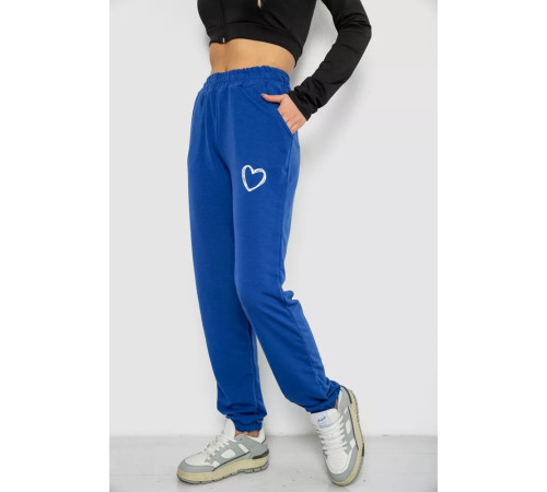 Спортивные брюки женские, цвет электрик, 238R324