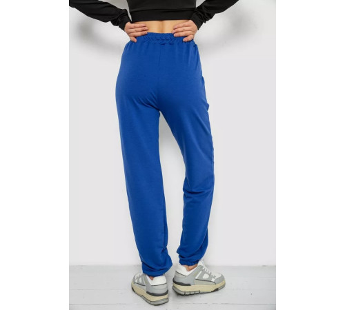 Спортивные брюки женские, цвет электрик, 238R324