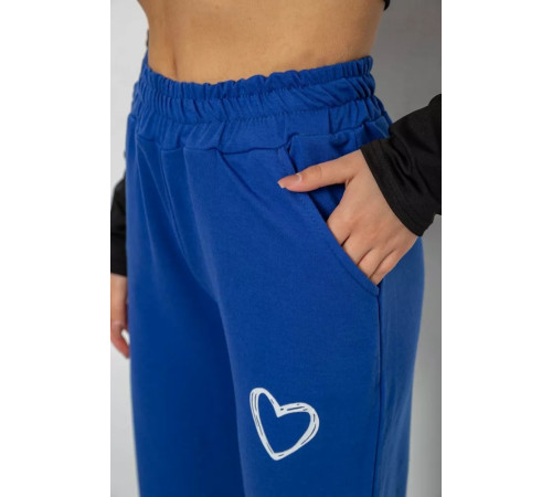 Спортивные брюки женские, цвет электрик, 238R324