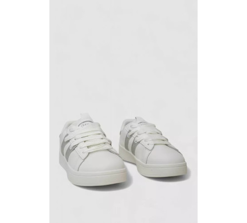 Кроссовки женские кожа, цвет бело-серый, 248RJH900-10