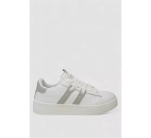 Кроссовки женские кожа, цвет бело-серый, 248RJH900-10