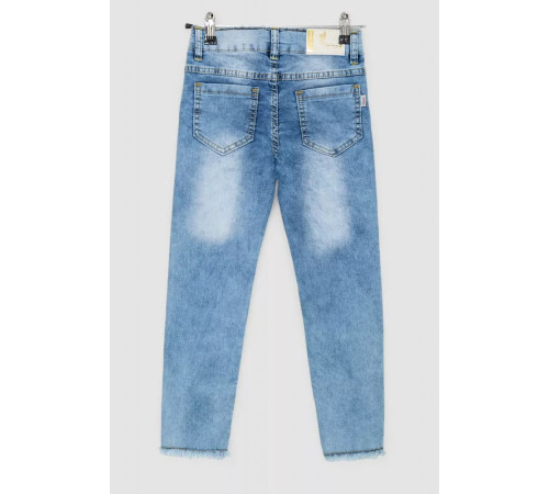 Джинсы для девочек, цвет темно-голубой, 247R3827.