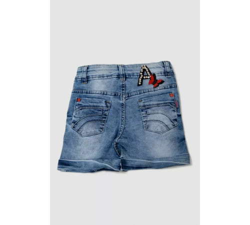 Шорти джинсові для дівчинки, колір синій, 247R1003
