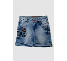 Шорти джинсові для дівчинки, колір синій, 247R1003