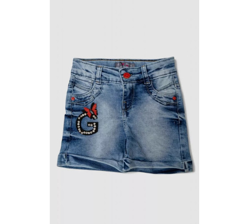 Шорти джинсові для дівчинки, колір синій, 247R1003
