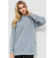 Худы женский на флисе, цвет светло-серый, 214R204