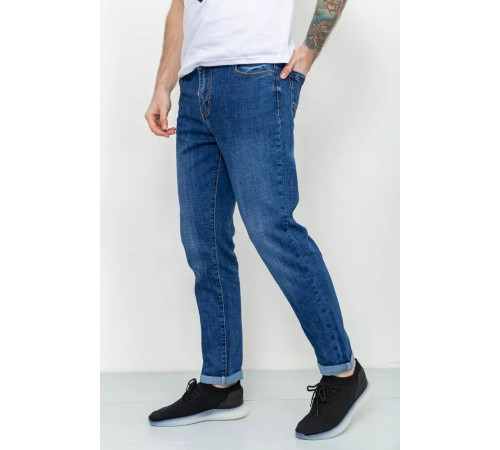 Джинси чоловічі демісезонні, колір синій, 190R620